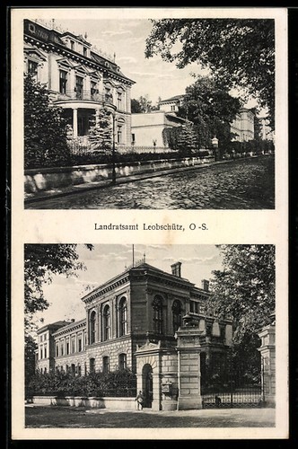 Postcard leobschütz s - postcard, leobschütz/o.-s