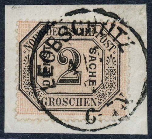 Ndp gestempelt mit - 5,