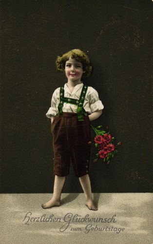 Geburtstag junge mit blumen - geburtstag,,