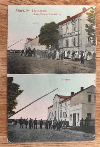 Postcard piltsch leobschütz - piltsch,