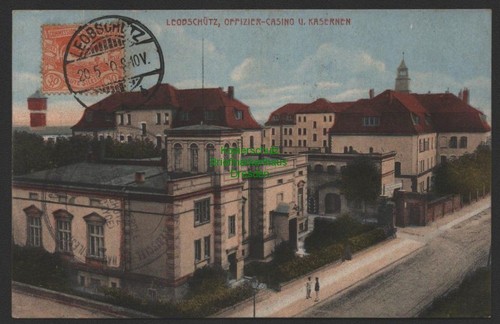 154163 postcard leobschütz - postcard,