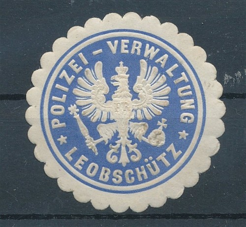 855922 siegelmarke polizei - dr,
