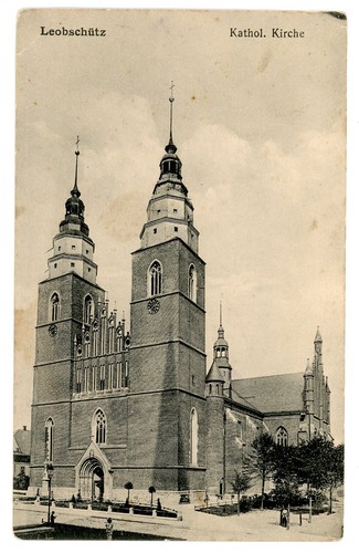 Postcard leobschütz catholic - postcard,