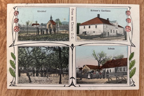 Postcard türmitz leobschütz - postcard,