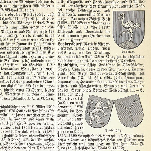 Alte lithografie stadtwappen - alte,