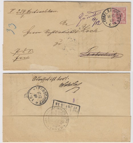 Retour brief mit inhalt - mit,